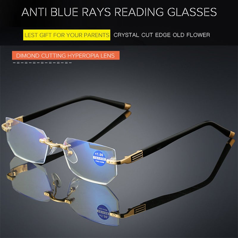 Compre 1 y obtenga 1 gratis--Gafas de lectura multifocal progresivas anti-azul de alta dureza Sapphire para leer de cerca y de lejos.