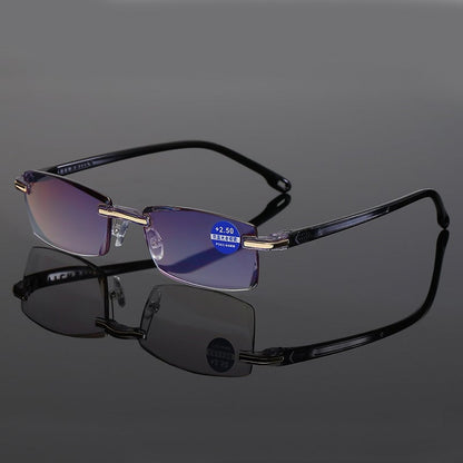 Compre 1 y obtenga 1 gratis--Gafas de lectura multifocal progresivas anti-azul de alta dureza Sapphire para leer de cerca y de lejos.