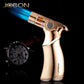 Windproof straight torch blue flame lighter