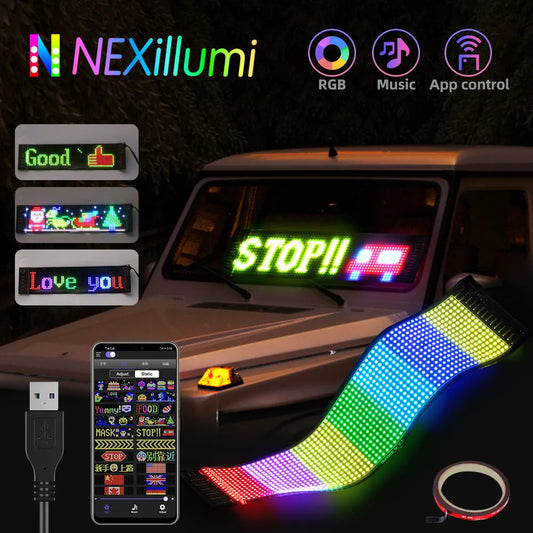 Vehicle Bluetooth LED Flexible Display