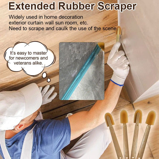 Extended Length Rubber Spatula Caulking Tool
